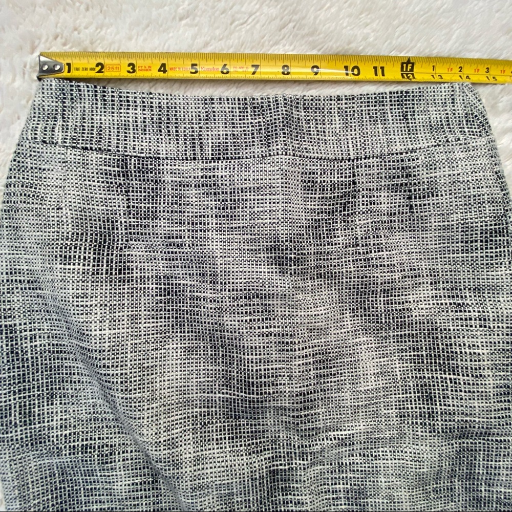 BR Black/White Textured Pencil Skirt, 4. - Picture 11 of 12